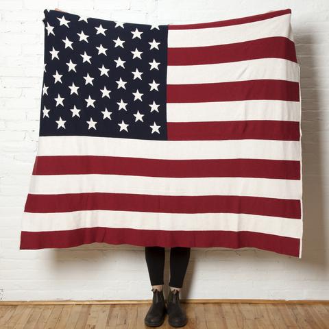 In2Green American Flag Throw $165 (Also available through your designer)