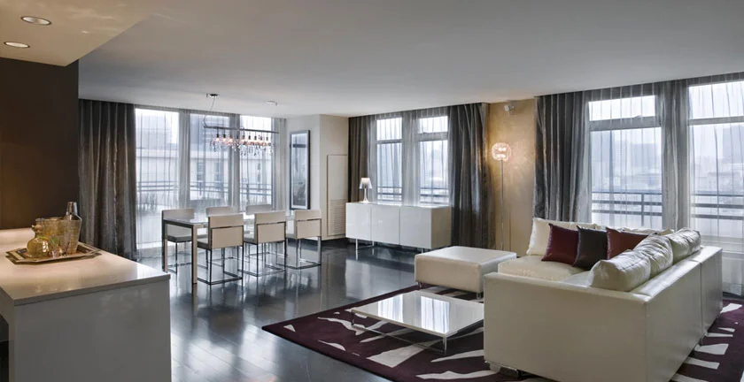 Hard Rock Hotel San Diego, Multi-Platinum Suite - completed in association with Graham Downes Architecture, Inc.