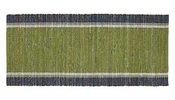 Crate & Barrel - Quentin Green Cotton Rug $50