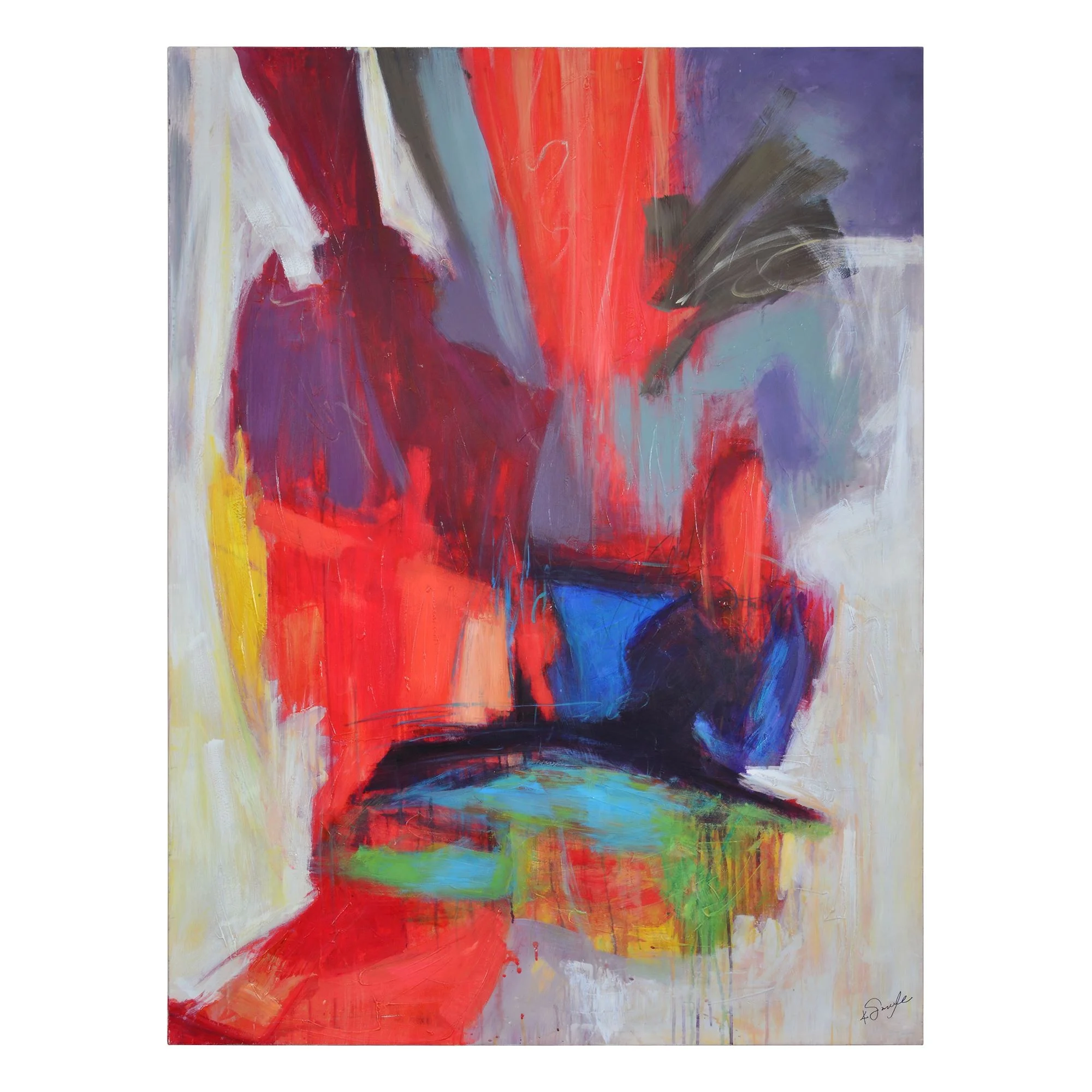 Renwil - Rosy Plumes 45” x 60” $358