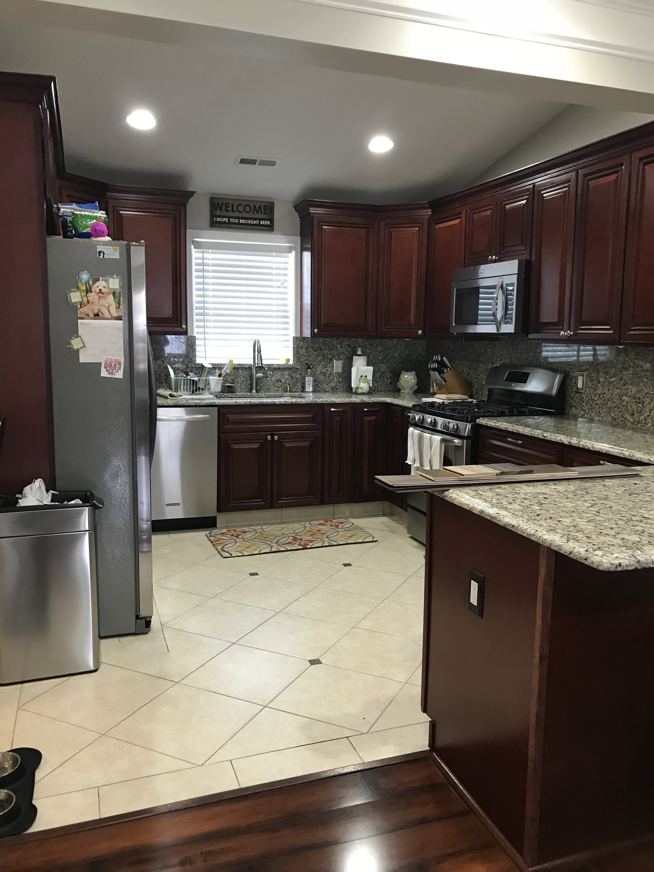 Before After Alexandria Kitchen Refresh Reveal Lush Interior