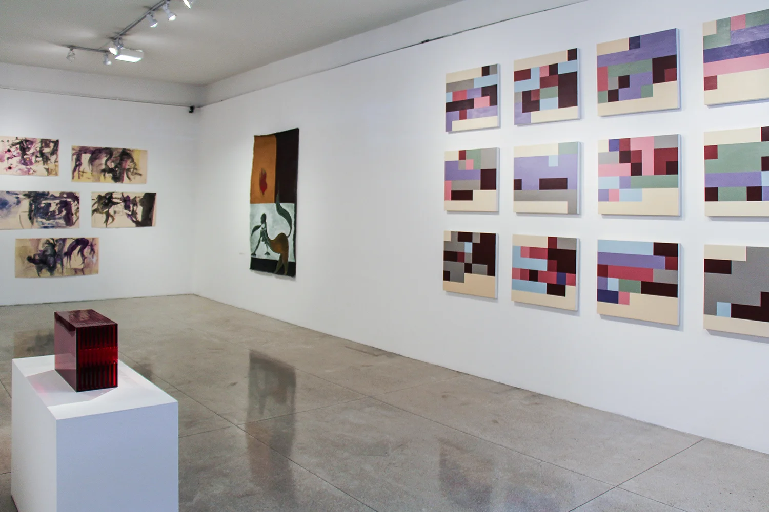 Exposição coletiva Eclipse na Pinacoteca Municipal de São Caetano do Sul. Março de 2014.