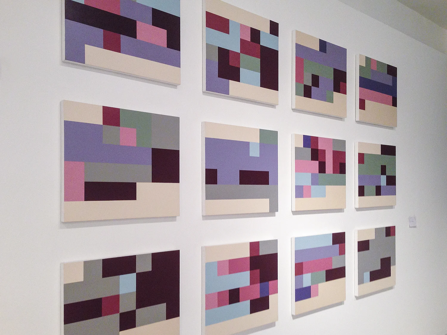 Exposição coletiva Eclipse na Pinacoteca Municipal de São Caetano do Sul. Março de 2014.