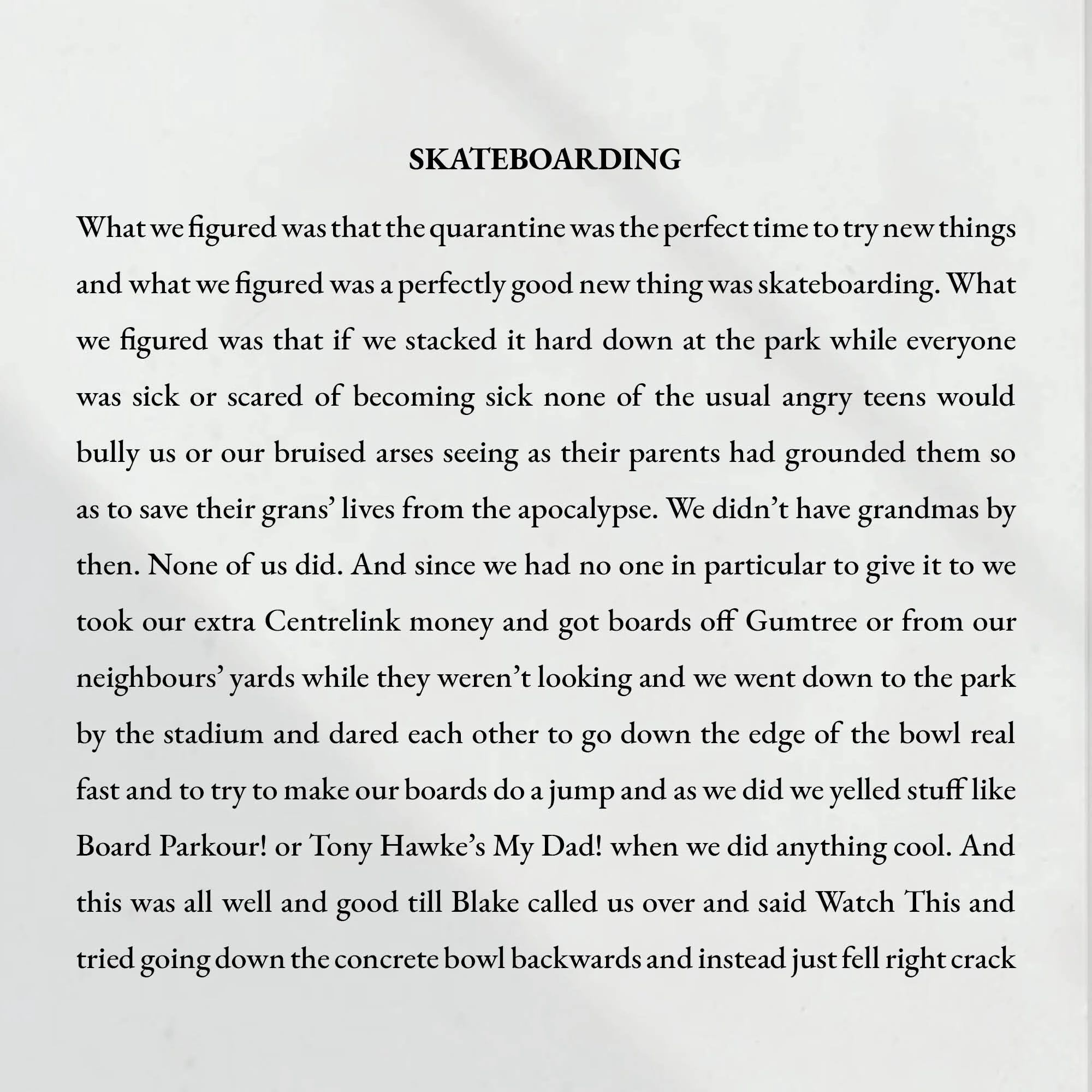 SKATEBOARDING