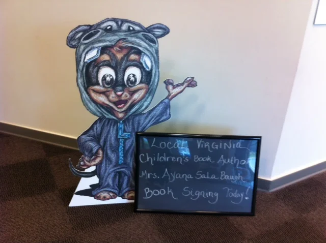 Loopiethotamus at Book Signing at Salem Church Library 32412