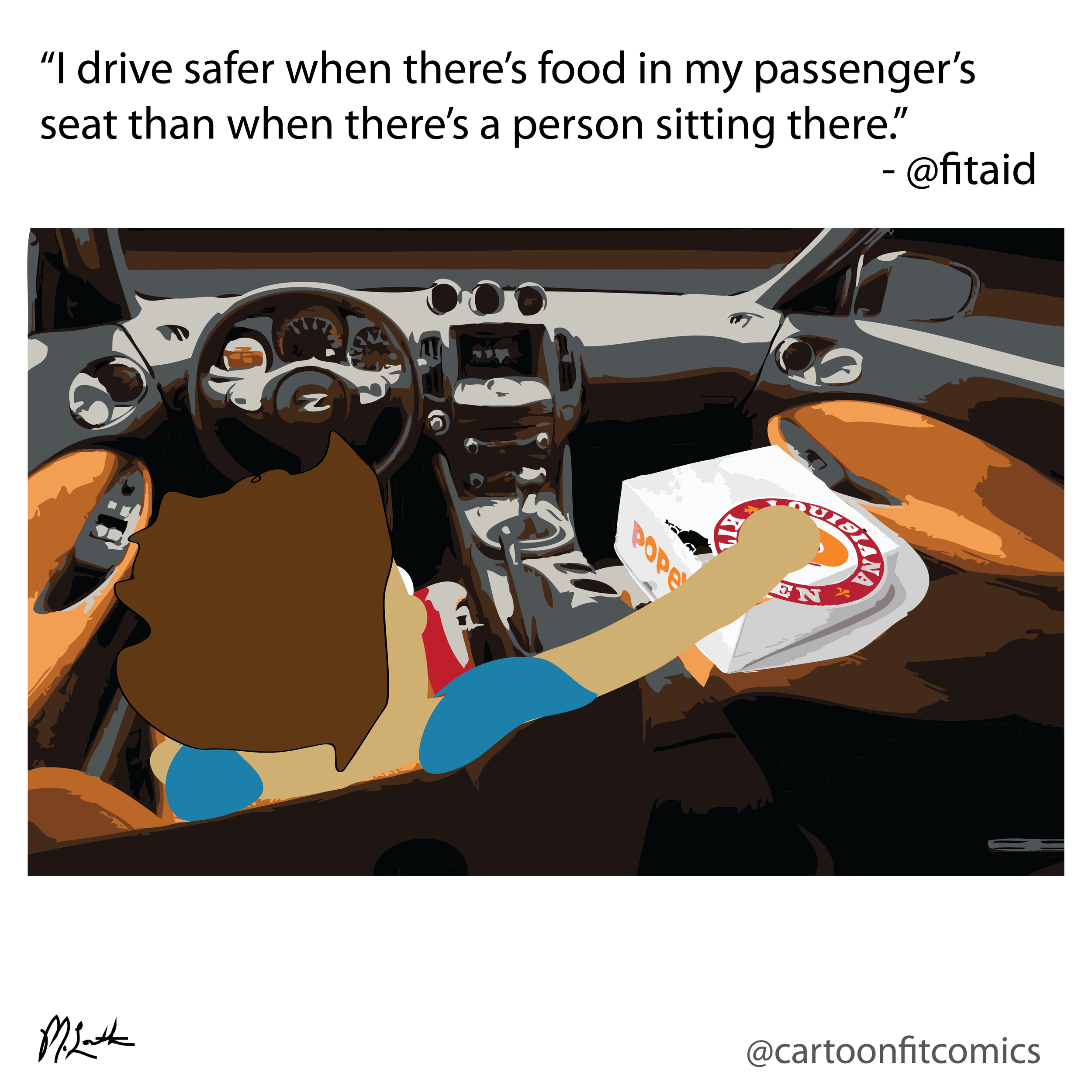 CrossFit - Food Passenger - CartoonFit Comics