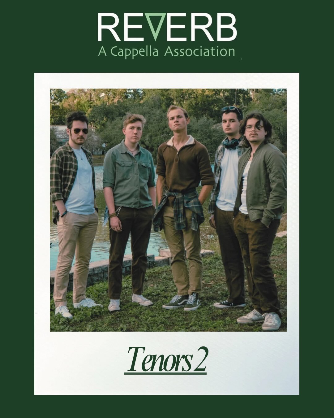 It's day 3 of section introductions! Today brings us Reverb's largest section, the Tenor 2's! I wonder if you'll notice a theme with their chosen props...🎶

📸: @makaylaltaylor