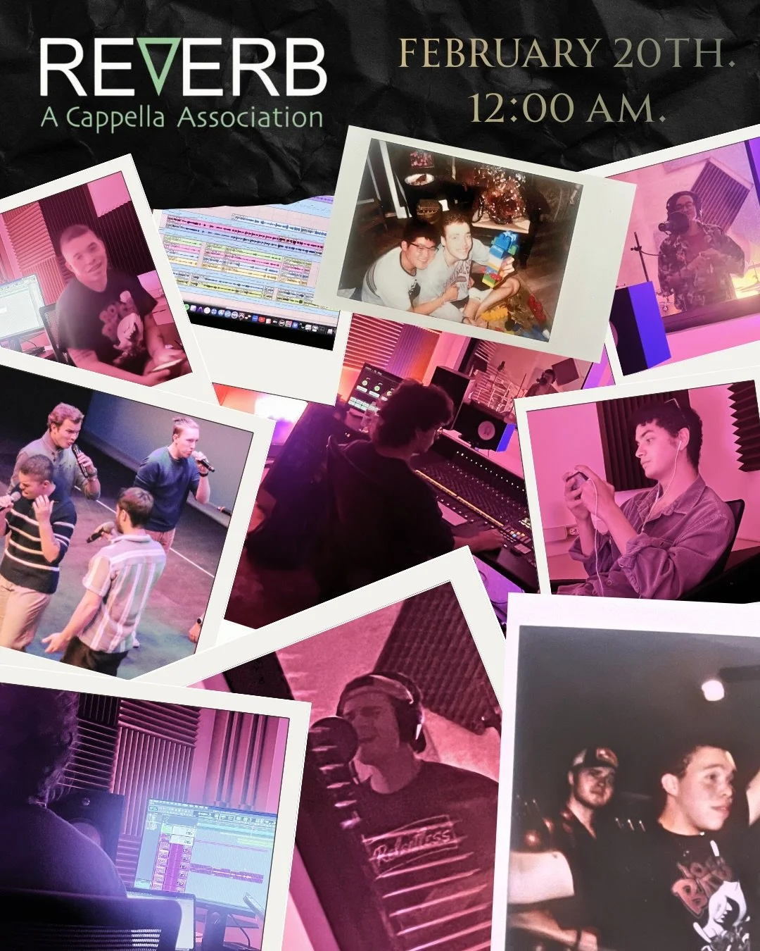 You've heard the legends. The whispers on the street: tall tales of a new album from your favorite (and only) Tenor-Bass FSU A Cappella group. But tall tales they are no longer: Reverb's newest album, Falling, is coming to you just in time for all yo