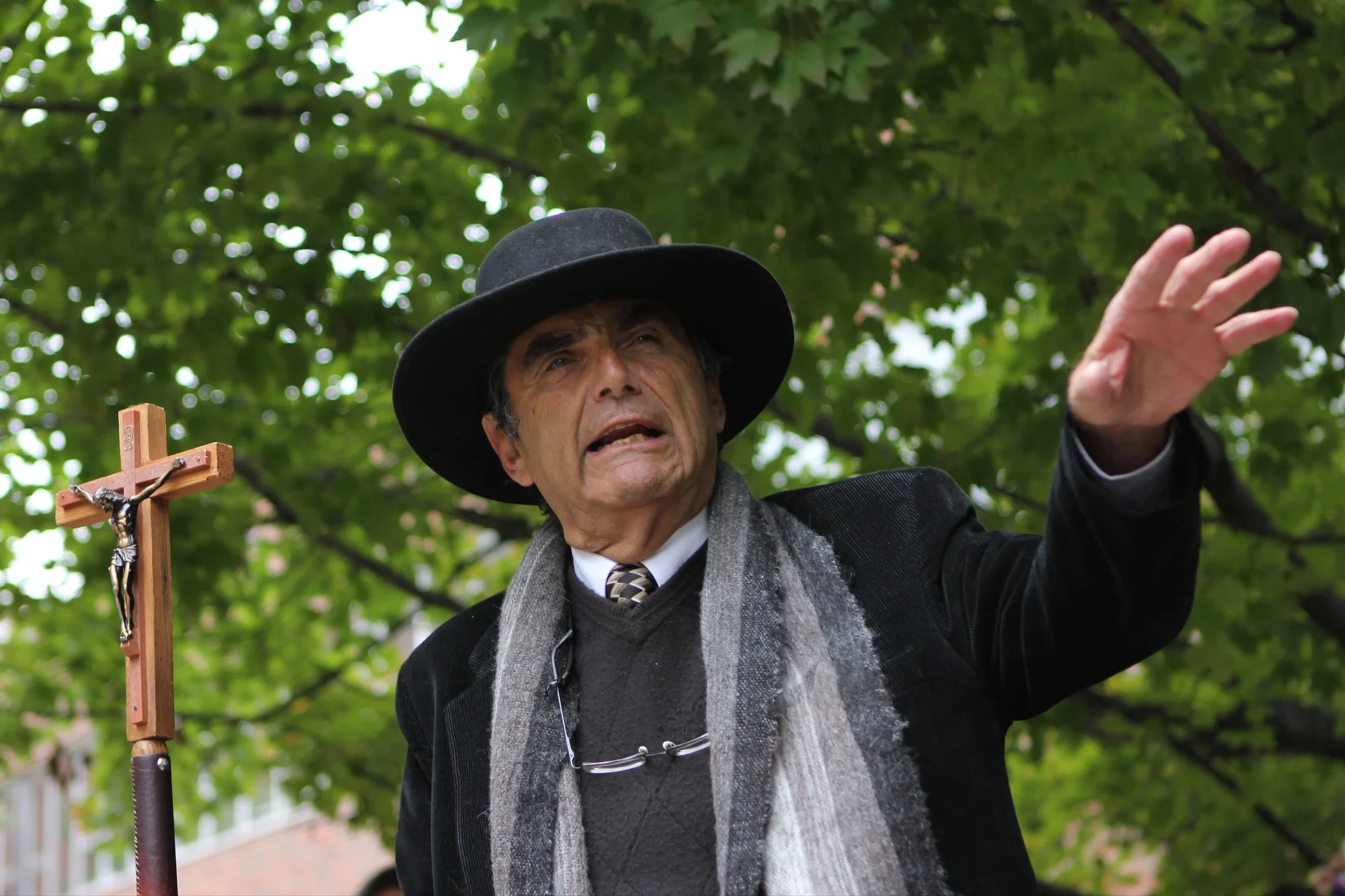  Brother Jed told students to reject "evilution," the "lies of Satan" and the ways of the world and to instead let God run their lives or be sent to hell. 