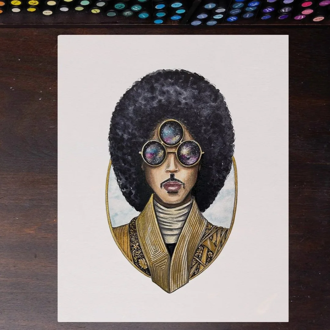 stephanie-j-schiller-portrait-illustration-musician-galaxy-glasses-gold-jacket-pencil-watercolor-marker.jpg