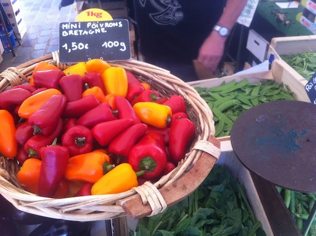 Mini Poivrons at Gilles Flahaut's stand