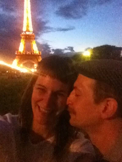 Obligatory cheesy Eiffel Tower picture