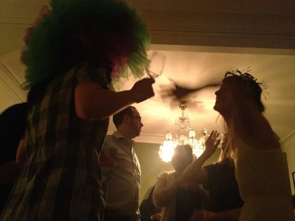 A party in My Paris Apartment