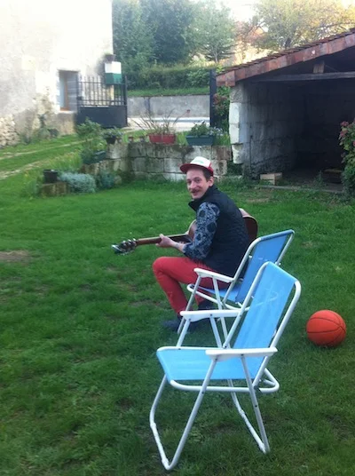 Ben's first concert in Pouillé!