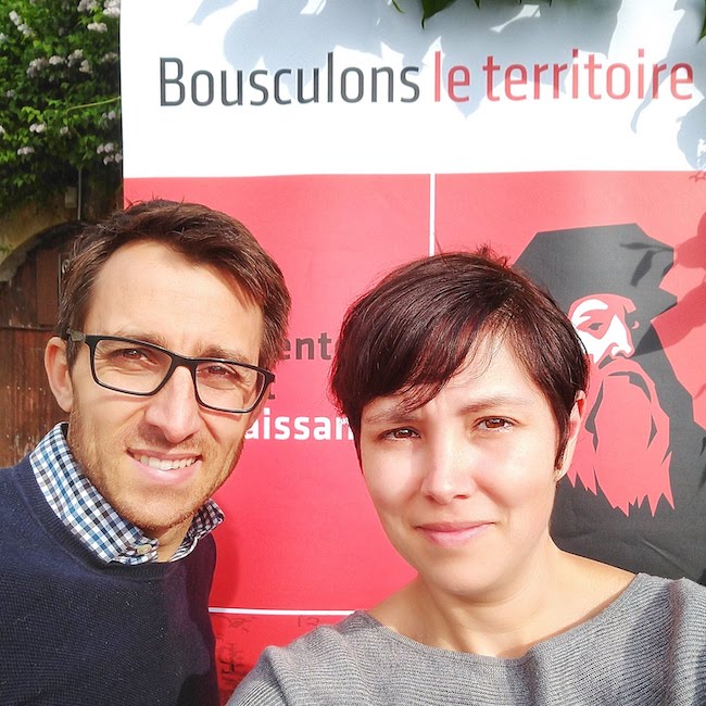 Matt and Katie Peraudeau, founders of Art Is An Ale Brewery in Amboise