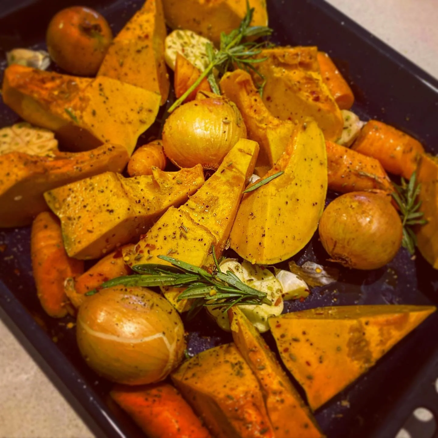 Mmm roasted pumpkin yum yum