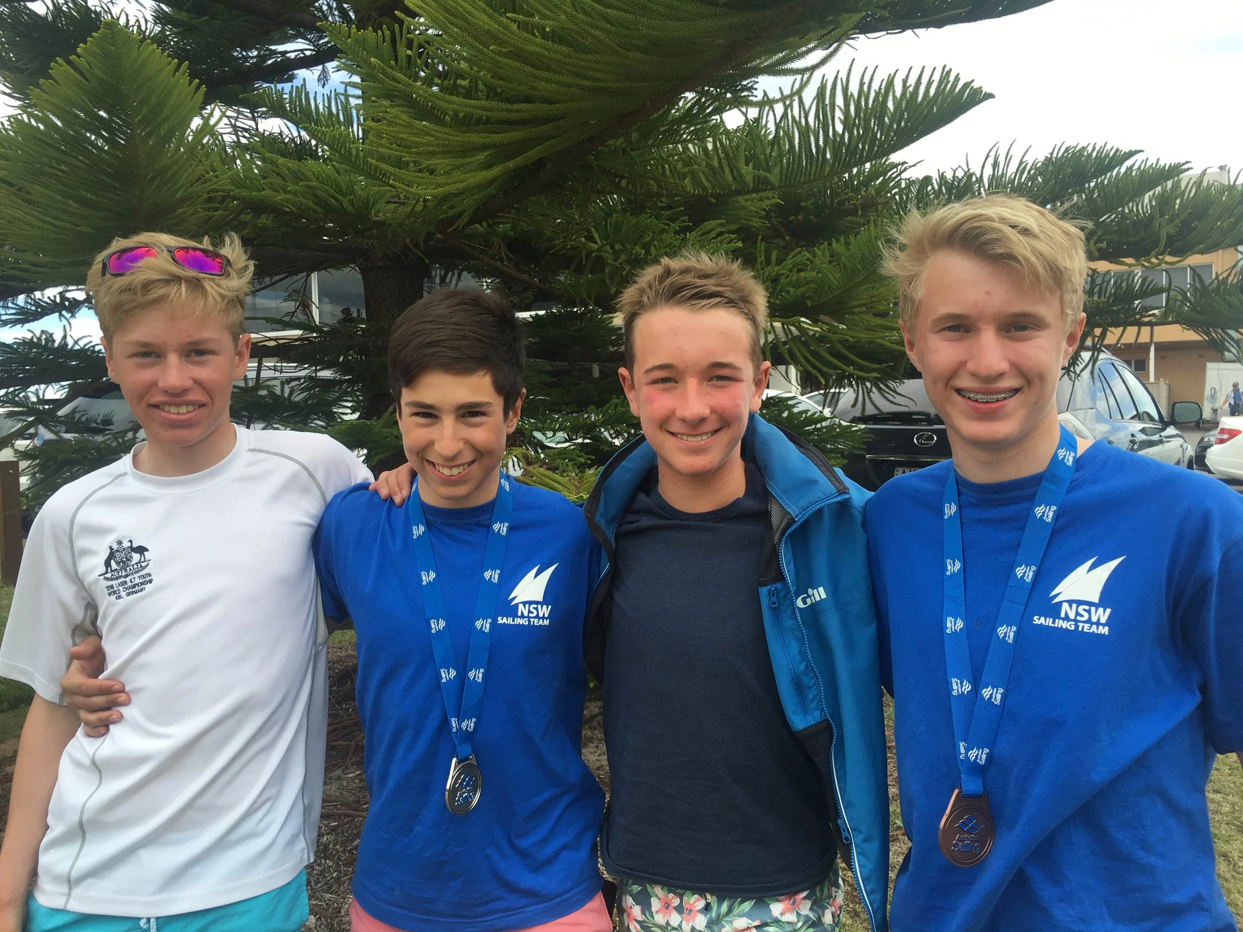 Just some of the yoof spending the school holidays wisely.