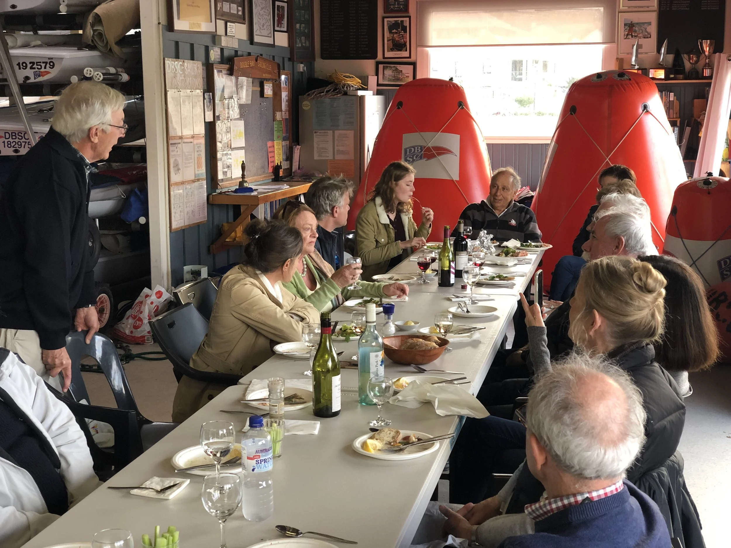 Big Boat Sailors Honour Johnathan Stone’s Decades of Club Leadership.