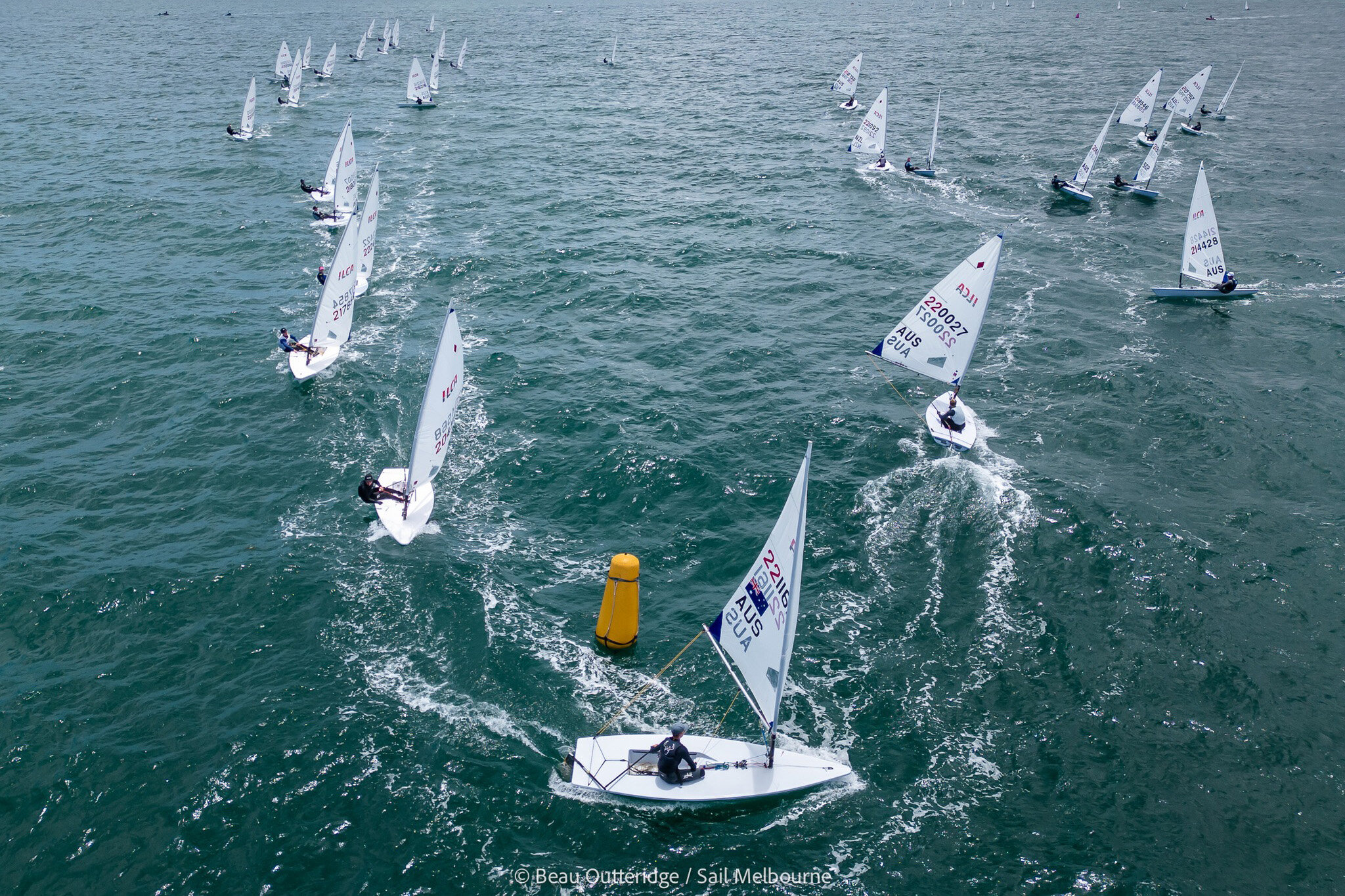 18 DBSC members competed at Sail Melbourne last week in the ILCA7/ILCA6/ILCA4 fleets. It was a great opportunity for our rising stars to sail with Olympians in a fantastic regatta with big breeze &amp; waves! Bring on Sail Sydney next week 😎
📷 @bea