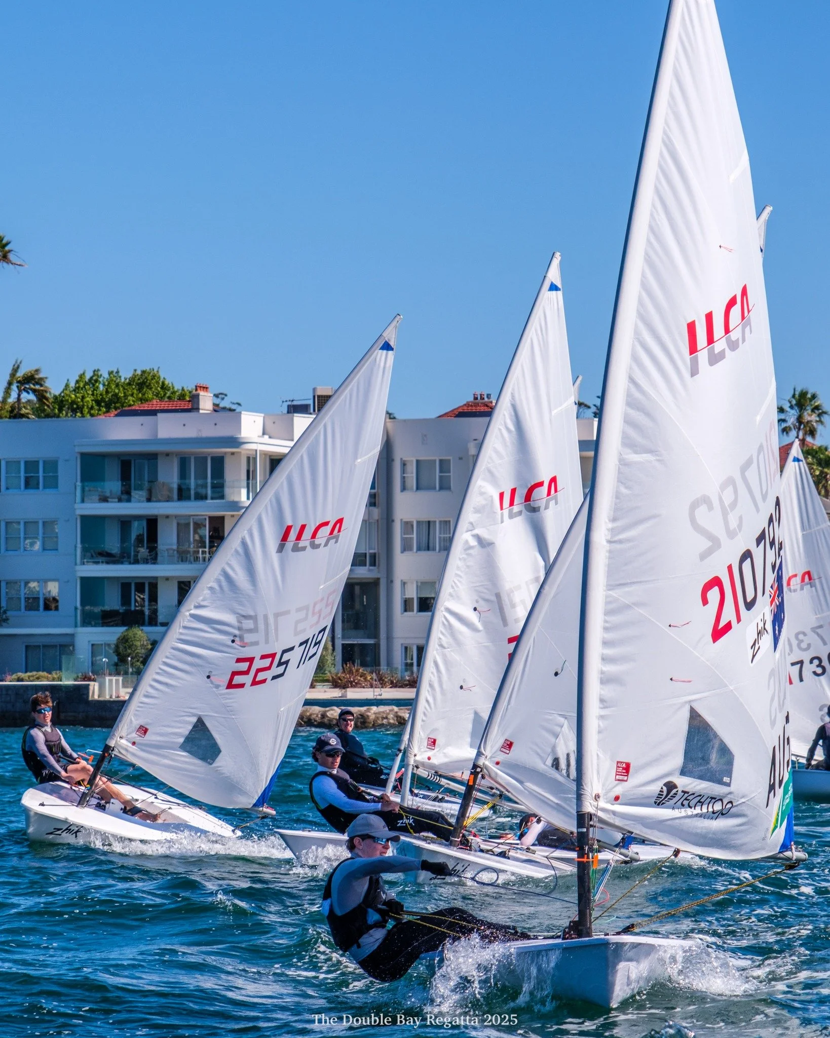2025 Double Bay Regatta Results

🥇 1st &amp; Winners of the Mark Bethwaite Trophy 🏆
ILCA 4 - Zac Howell HHSC/DBSC
ILCA 6 - Sylvie Stannage HHSC/DBSC
ILCA 7 - Julian Taylor WSC/DBSC

🥈 2nd
ILCA 4 - Patrick McLachlan DBSC
ILCA 6 - Richard Longbottom