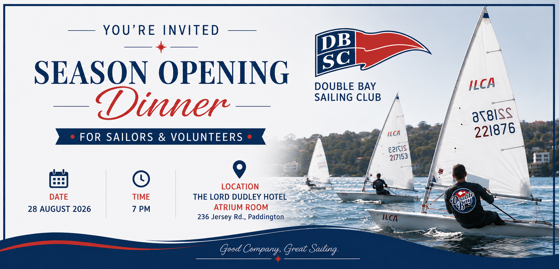 RSVP Opening Dinner / Select meal and pay Here