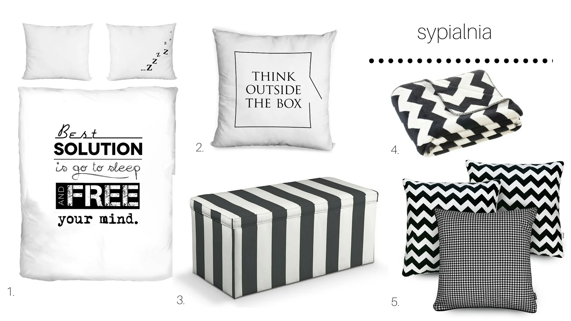 1. hugthestuff.com , 2. hugthestuff.com , 3. dekoria.pl, 4. dekoria.pl, 5. poduszkowcy.pl
