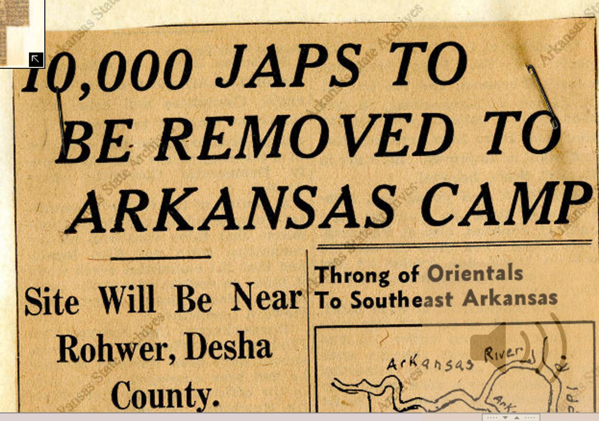 Courtesy of Arkansas Gazette , June 3, 1942, Arkansas State Archives