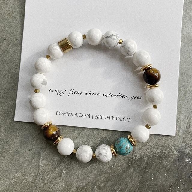 Intention Bracelet | Peace. Focus. Calm. Balance. Protection. 
Hey 614 locals! Order your Mother&rsquo;s Day Intention Bracelet from our virtual bead bar by 7pm today and pick up curbside this Saturday at 4p. Link in bio @bohindibeads