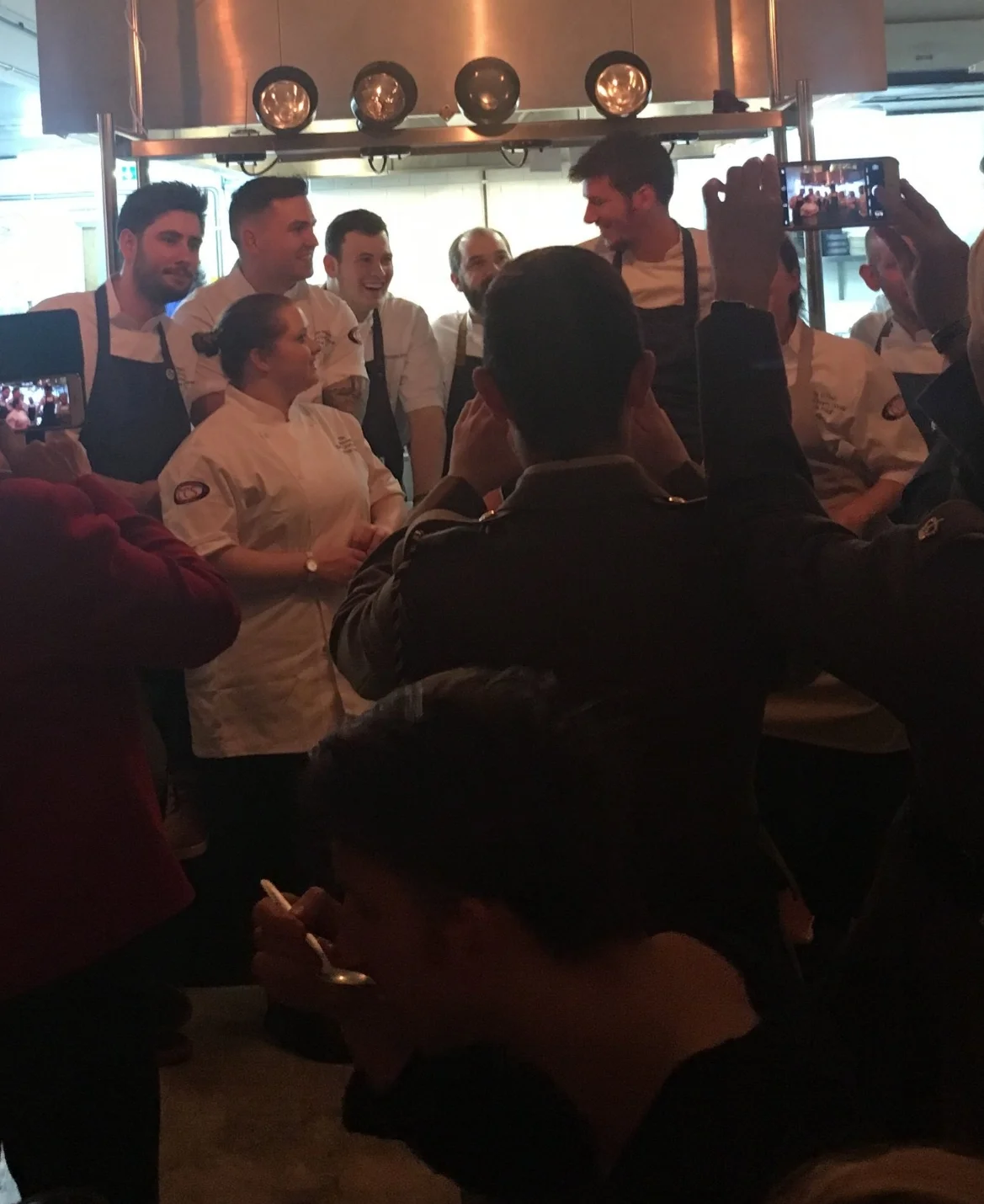 Masterchef Charity Dinner. The Frog, Shoreditch. 27th March 2017.