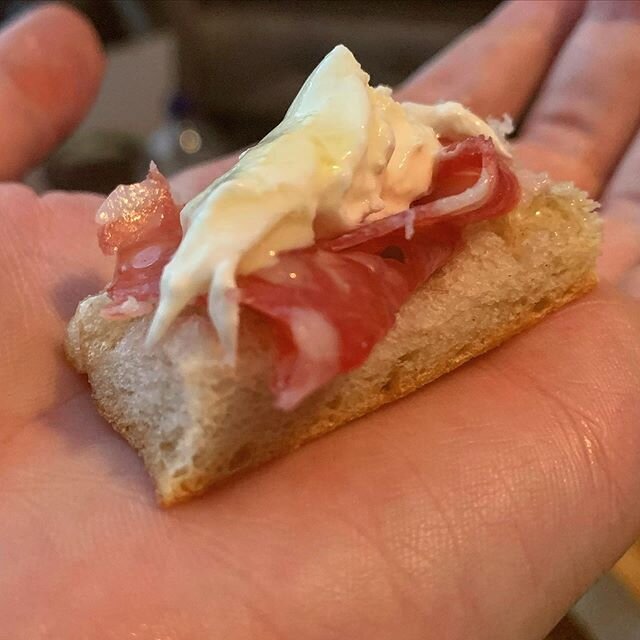 &bull;&bull; Simplicity &bull;&bull;
Crusty bread, good salami, burrata and truffle honey. Salty, sweet, creamy, delicious.
I&rsquo;m happy. -
-
-
-
-

#foodie #foodporn #food #foodblogger #blogger #foodphotography #amatuerfoodie #homemade #masterche