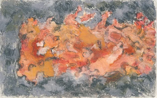  2010, mixed media on paper, 8" x 5" 