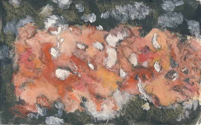  2010, mixed media on paper, 8" x 5" 