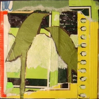   prep xxvi , 2007-2008, mixed media on mat board, 3" x 3" 