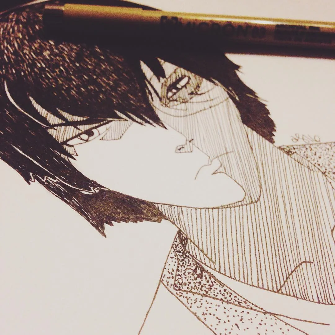 little zuko ink exercise 🖋🖊🖌#micron #ink #avatar #honor #loveandpeace #drawing #art #anime #nickelodeon