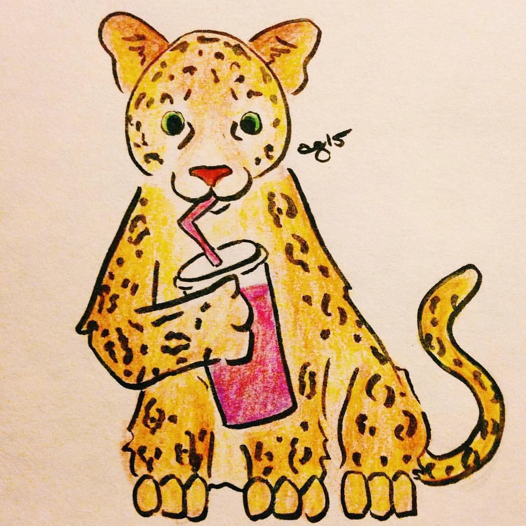 Juice jaguar #inktober #✒️
