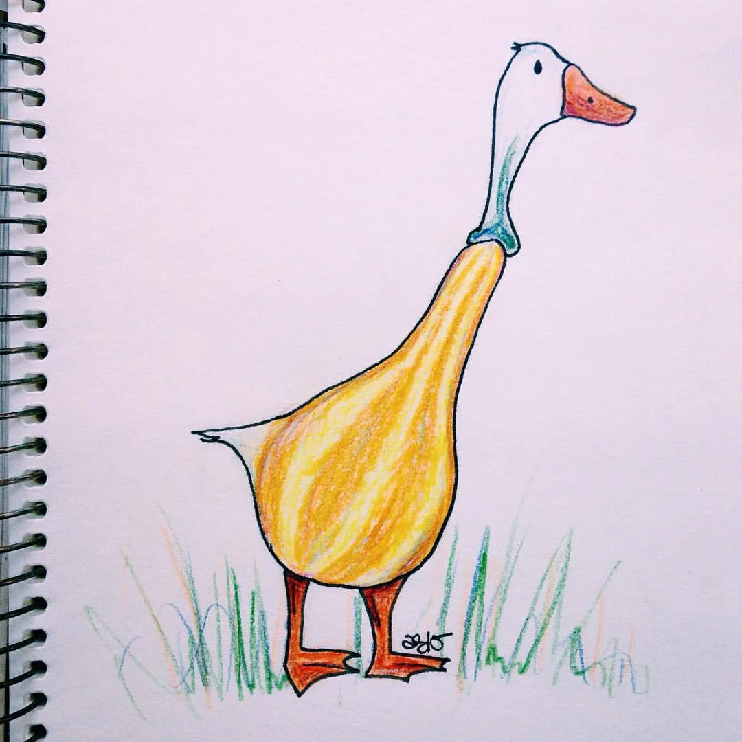 Gourd Goose #✒️ #artsnacks #inktober