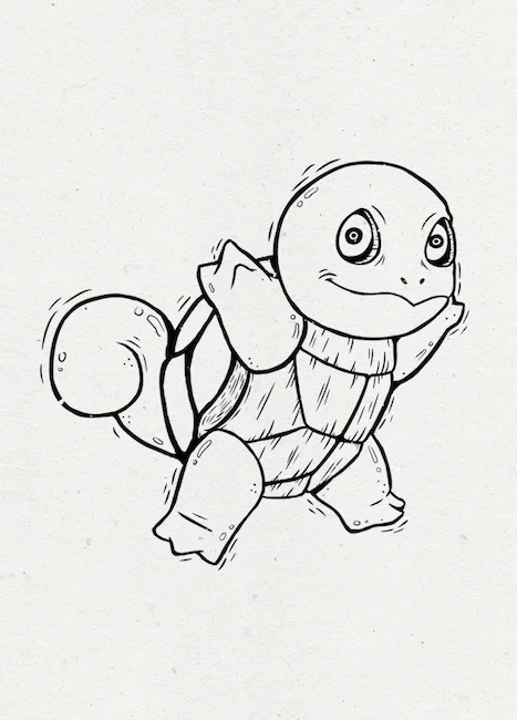 eatsleepdraw:Squirtle.
Tumblr / Instagram