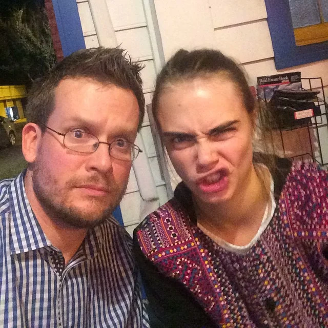 fishingboatproceeds:

Eating pizza with @caradelevingne, aka Margo Roth Spiegelman in Paper Towns.

~*my heroes*~