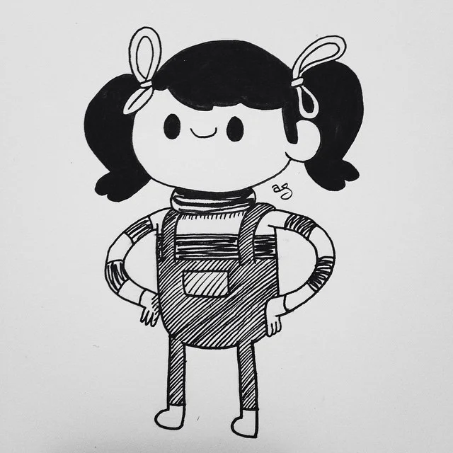 Baby Beth from Bravest Warriors #inktober #vscocam