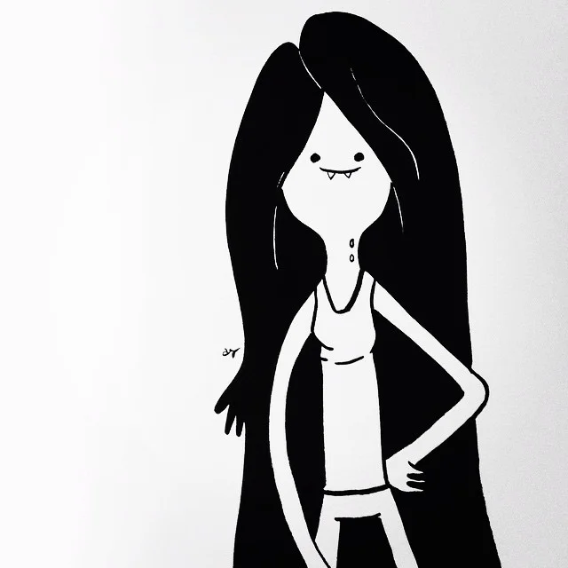Marceline the Vampire Queen #inktober #adventuretime #spoopy #vscocam