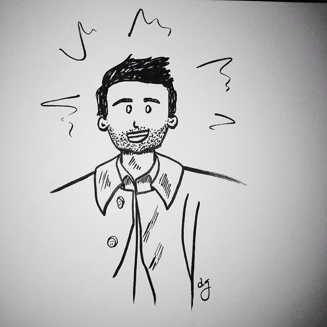 Cass. #inktober #supernatural #castiel #trenchcoats #vscocam