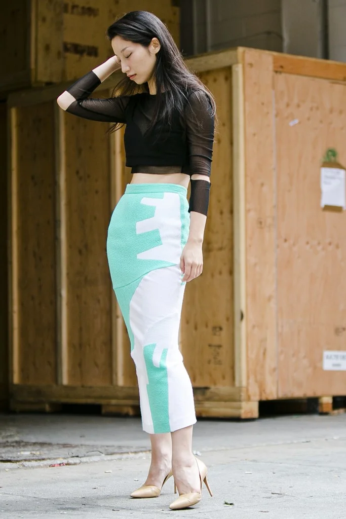 womensweardaily:

They Are Wearing: NYFW
Photo by Ryan Kibler