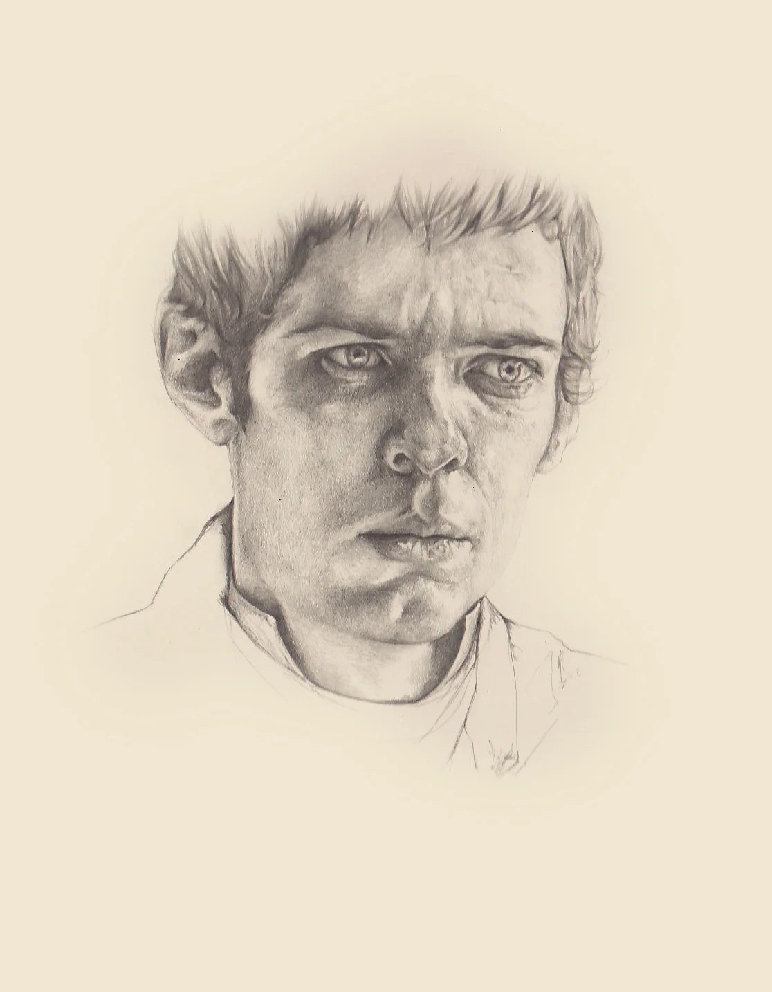 eatsleepdraw:

&lsquo;Man does not live only in the empirical world, we must seek the ephemeral or why live?&rsquo;
Graphite drawing of Harry Treadaway as Victor Frankenstein. 
jordan-putt.tumblr.com  Instagram