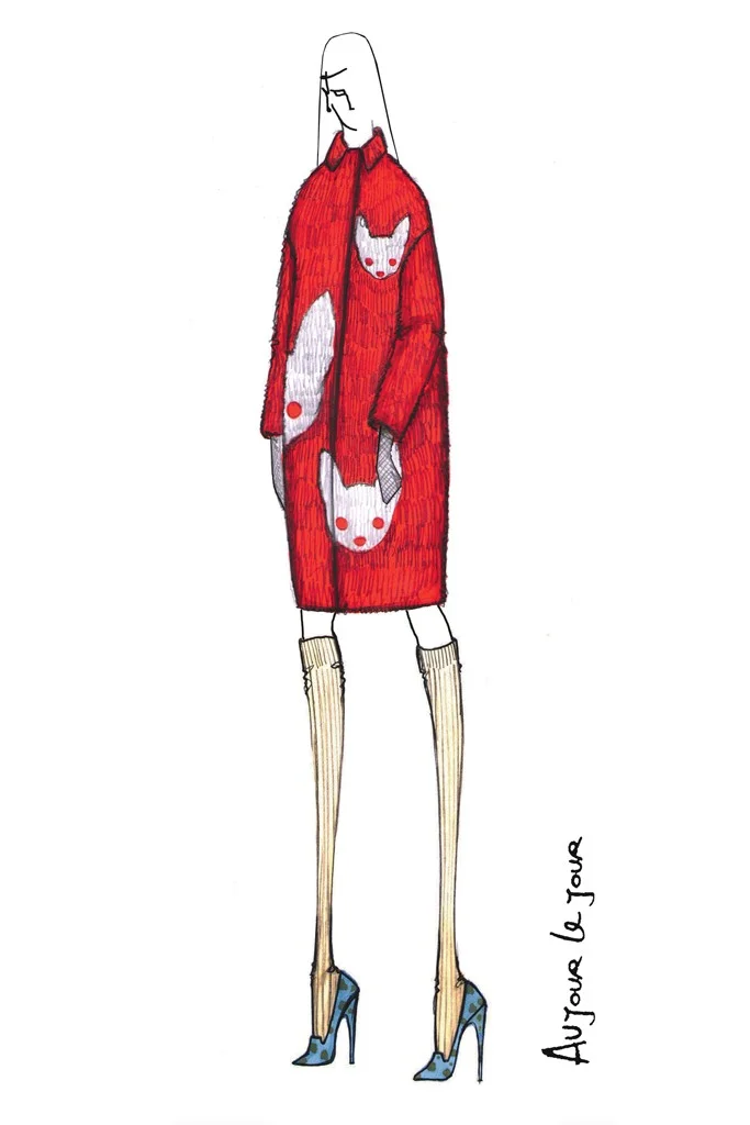 womensweardaily:

Milan Preview: Ones to Watch
 Courtesy Photo
AU JOUR LE JOURAfter three seasons of presentations, Diego Marquez and Mirko Fontana, the Italian designers behind the Au Jour Le Jour brand, will hold their first runway show at the Arm…