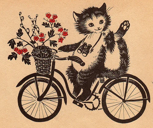 birdlord:

animalsdoinghumanthings:

amandataylor:

Cat Riding Bike by rosiesnumberoneboy

Have I blogged this already? I feel like I have. 

probably I need to have this on my body, forever