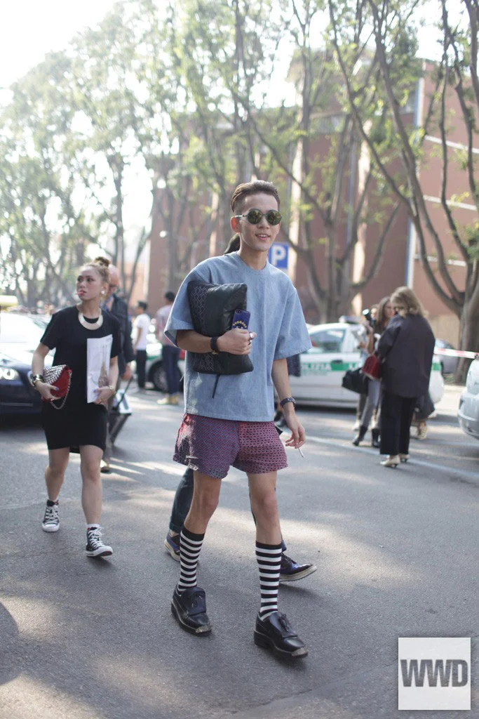 womensweardaily:


They Are Wearing: Milan Fashion Week
Photo by Kuba Dabrowski