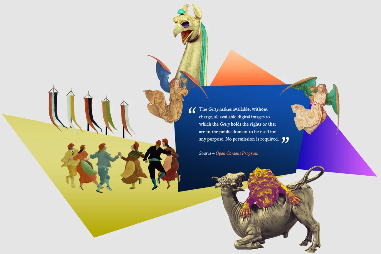 &ldquo;The Getty makes available, without charge, all available digital images to which the Getty holds the rights or that are in the public domain to be used for any purpose. No permission is required." 