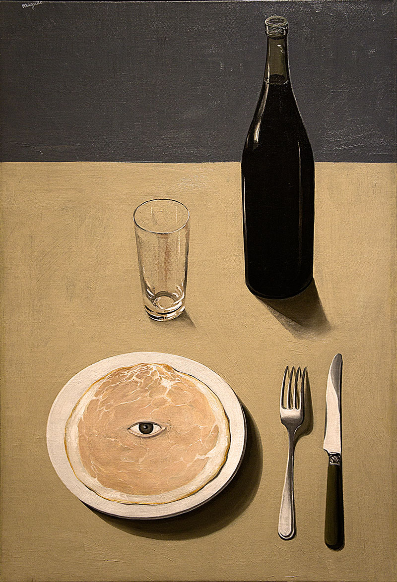 hipporacle:

rené magritte, the portrait, 1935