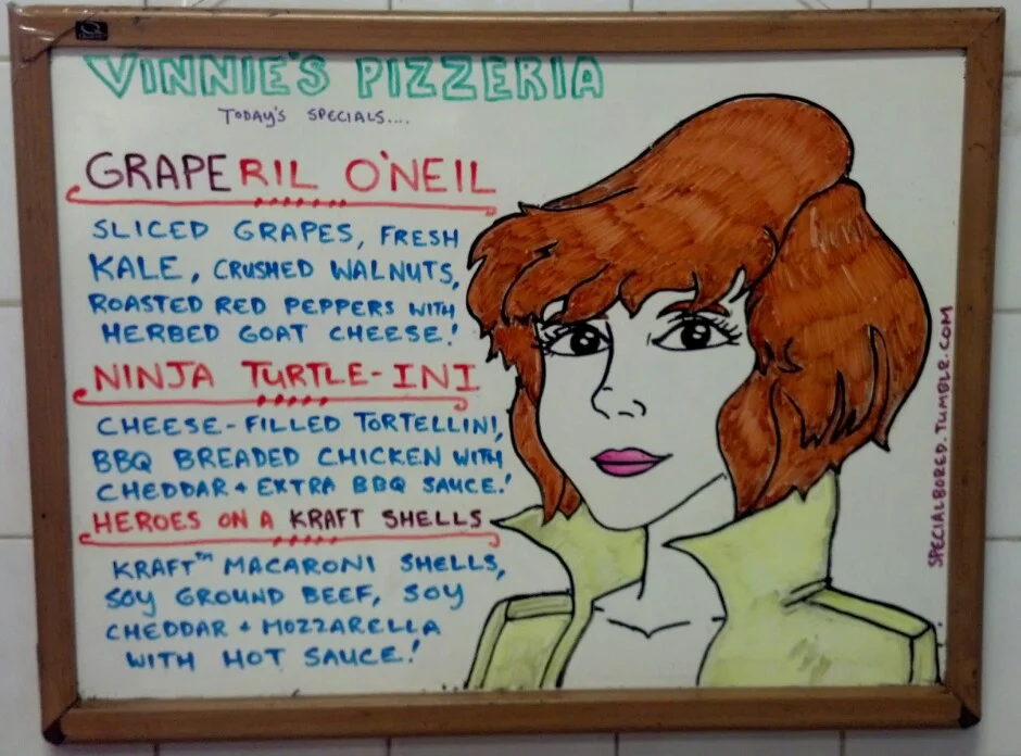 specialbored:

April O’Meals.