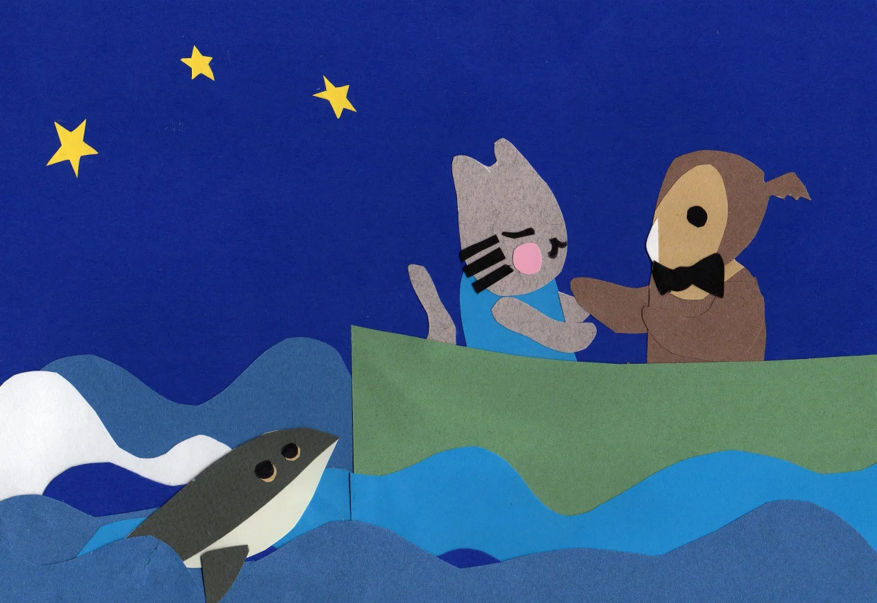 eatsleepdraw:

Extract from children’s illustrated storybook ‘The Owl and The Pussycat’ by Jasmine du Rocher